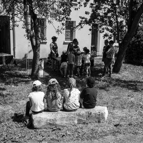 Avec l'école de Saint-Bonnet