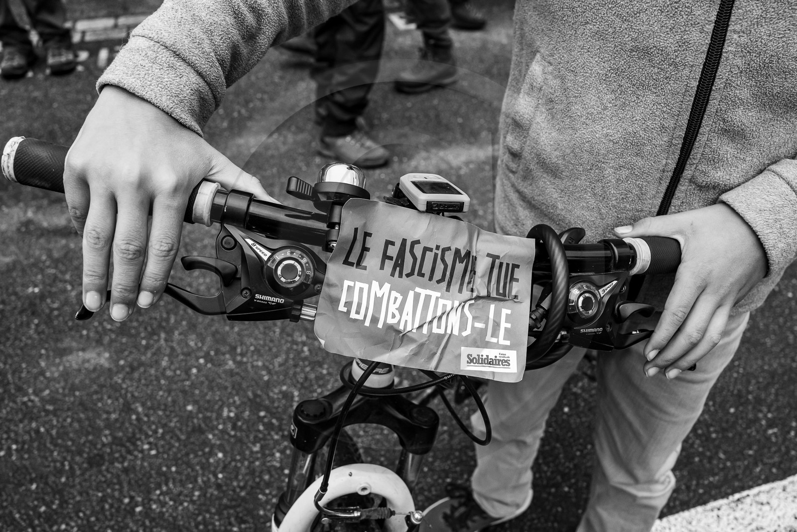 15 juin 2024 - Gap (Hautes-Alpes)- Manifestation contre l'extrême droite