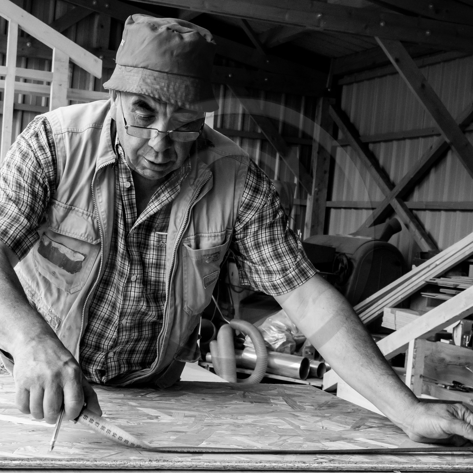 Construction d'une cabane