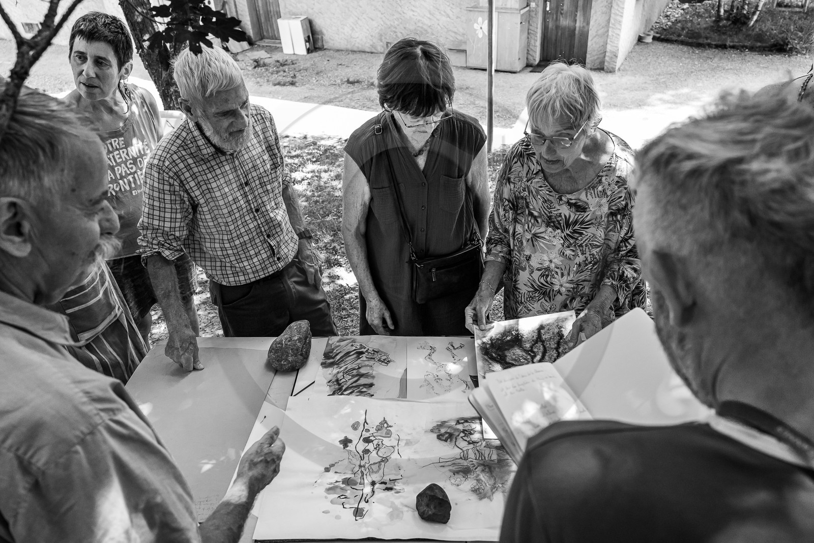 05 juillet 2023 : une cantine et des artistes