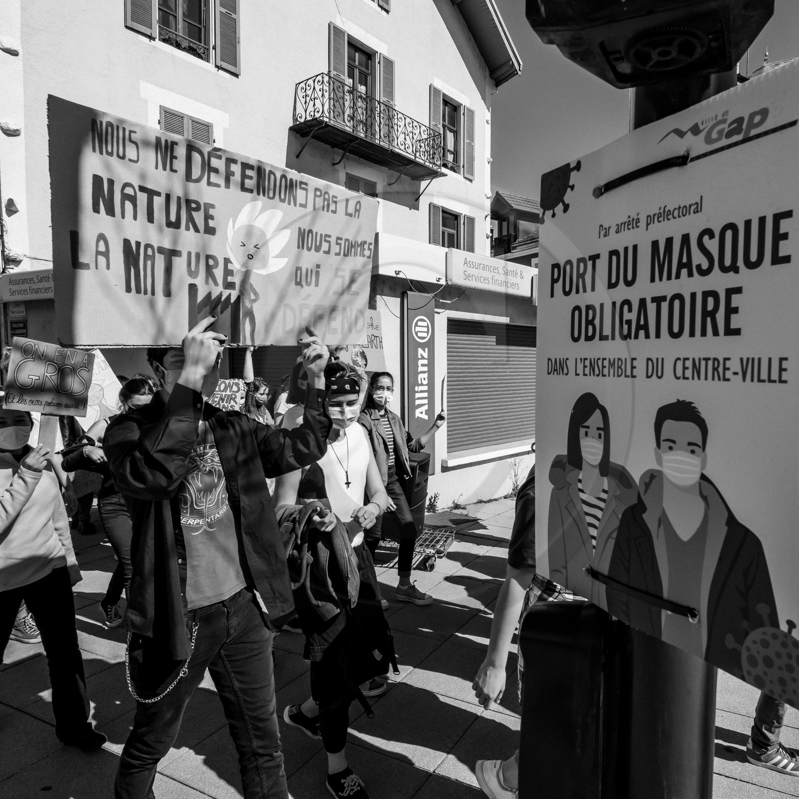 27 mars 2021 : Manifestation des jeunes pour le climat à Gap