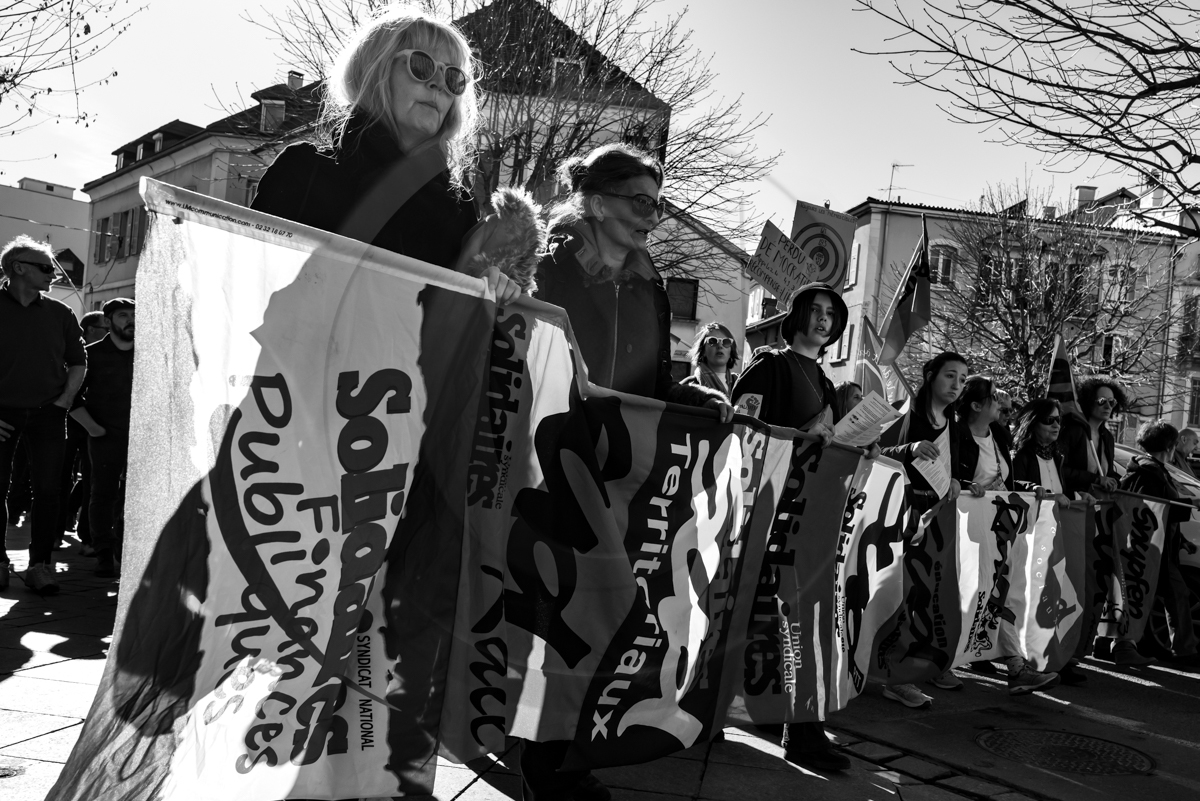 16 février 2023 : Manifestation contre la réforme des retraites à Gap (Hautes-Alpes)