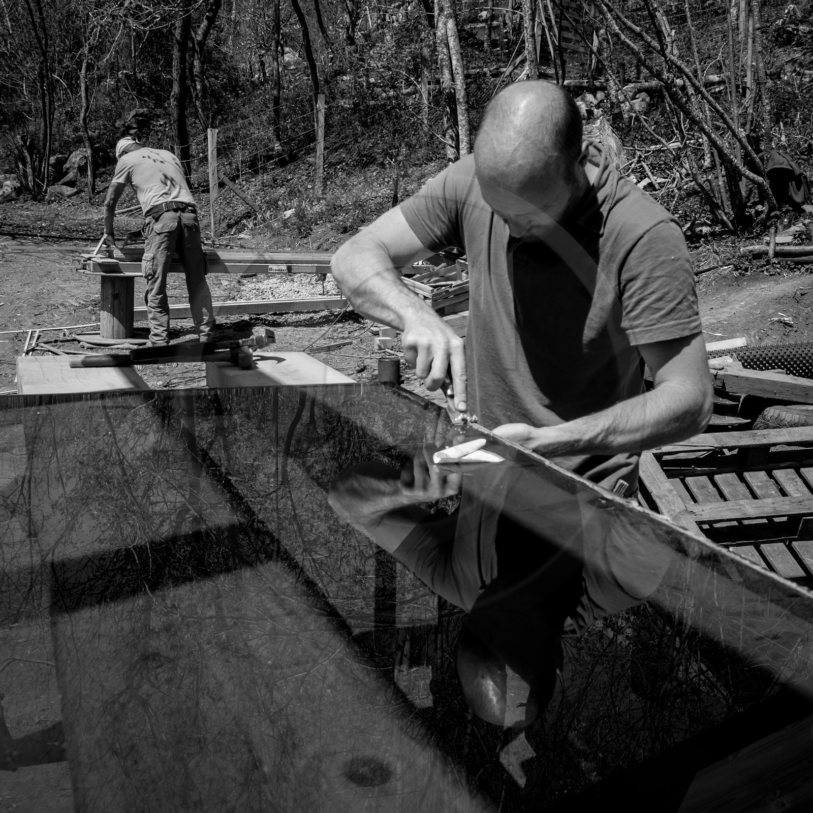 Permaculture - Construction d'une serre bioclimatique semi-enterrée