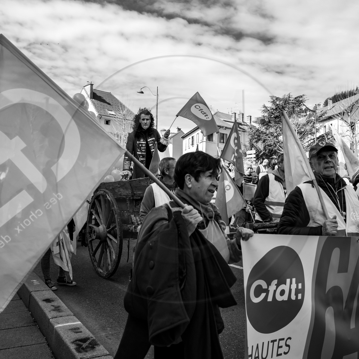 6 avril 2023 : Manifestation contre la réforme des retraites à Gap