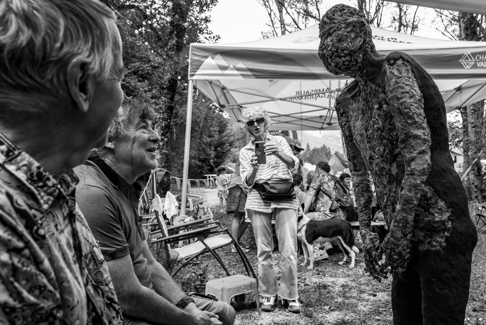 14 aout 2024 : Les ateliers créatifs proposés par l'Ouort au festival  l'Echo des Mots à Saint-Jean-Saint-Nicolas