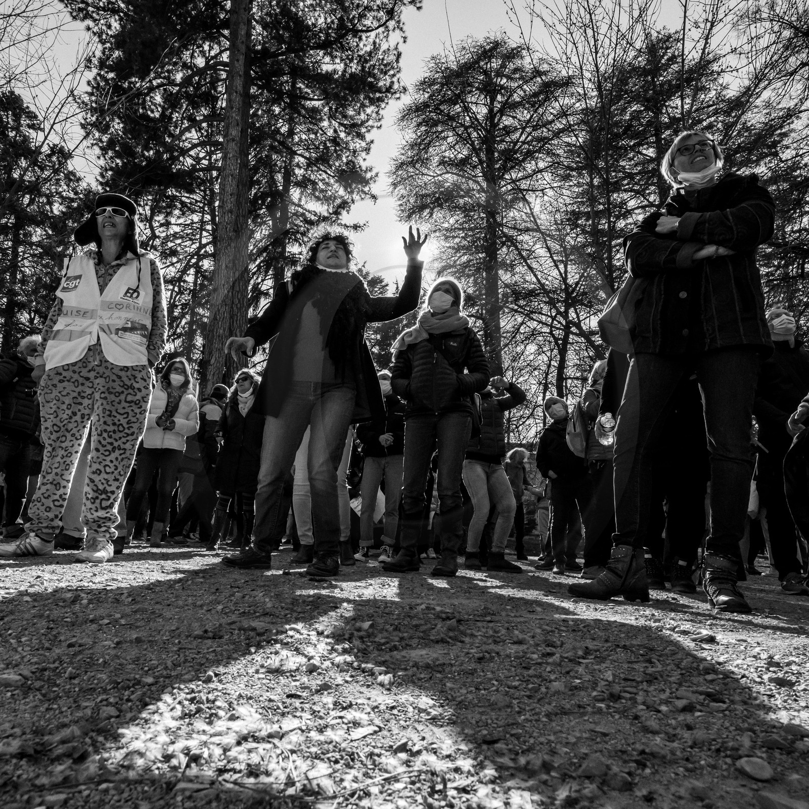 21 mars 2021 - Gap - Mobilisation pour la réouverture des lieux culturels