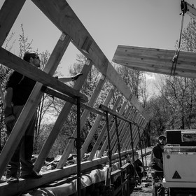 Permaculture - Construction d'une serre bioclimatique semi-enterrée