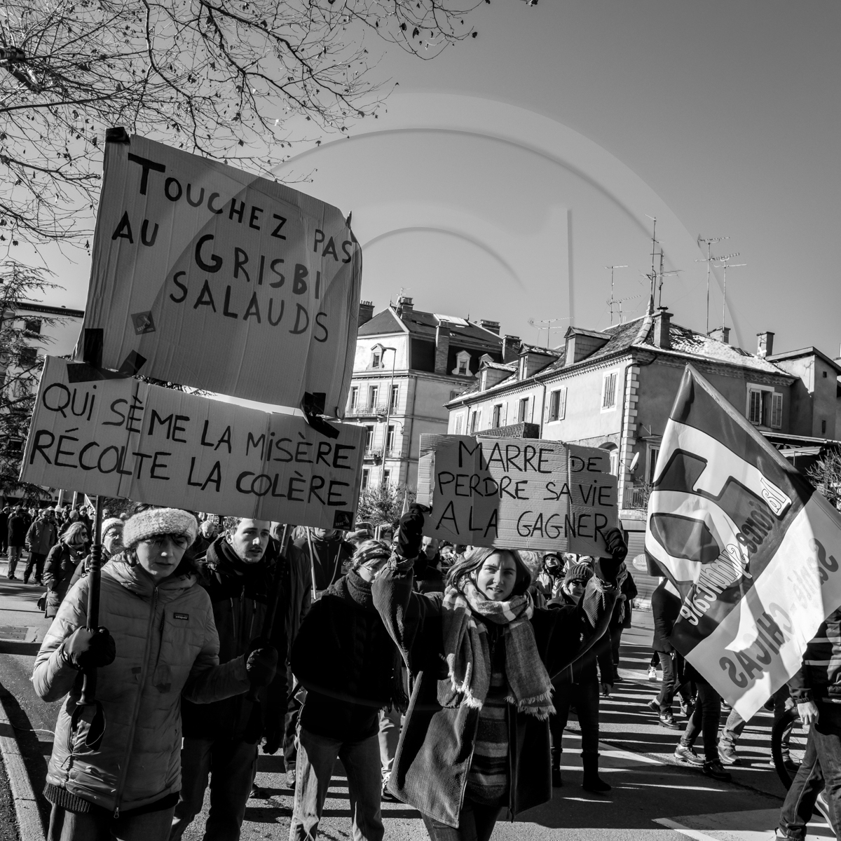 19 janvier 2023 : Manifestation pour le défense des retraites à Gap