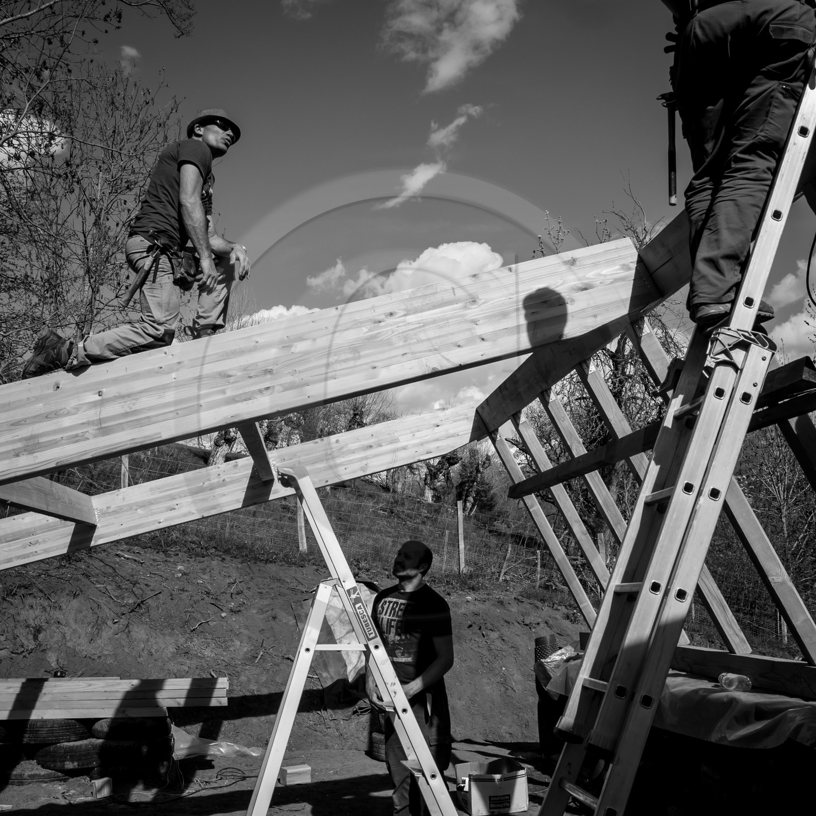 Permaculture - Construction d'une serre bioclimatique semi-enterrée