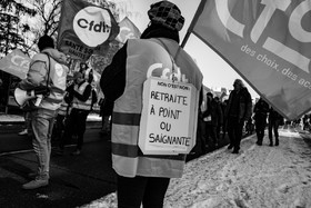 7 février 2023 : Défenses de retraites à Gap