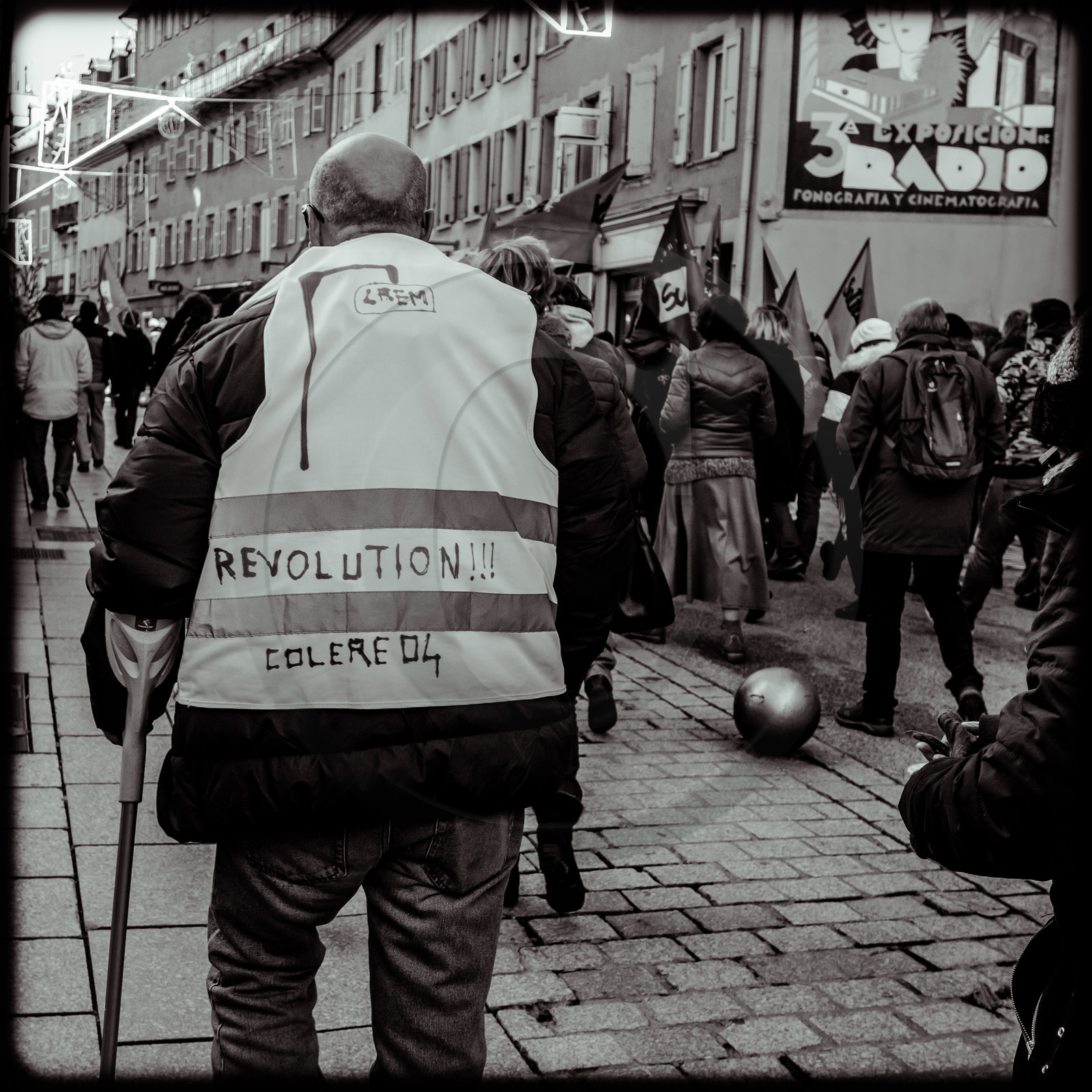 Manifestation à Gap le 10 décembre 2019.