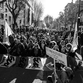 11 février 2023 : Manifestation contre la réforme des retraites à Gap (Hautes-Alpes)