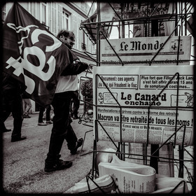 Manifestation à Gap le 10 décembre 2019.
