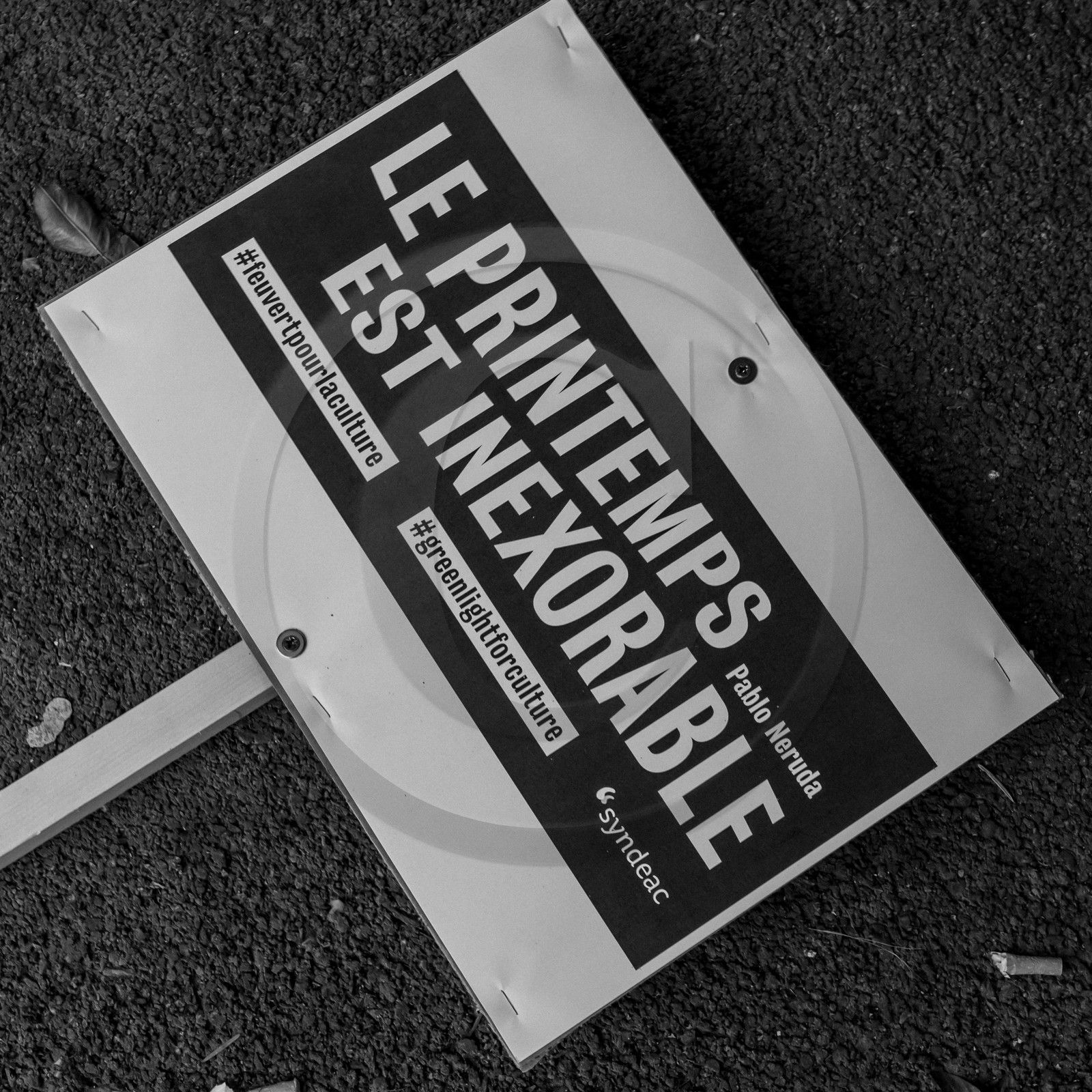 21 mars 2021 - Gap - Mobilisation pour la réouverture des lieux culturels