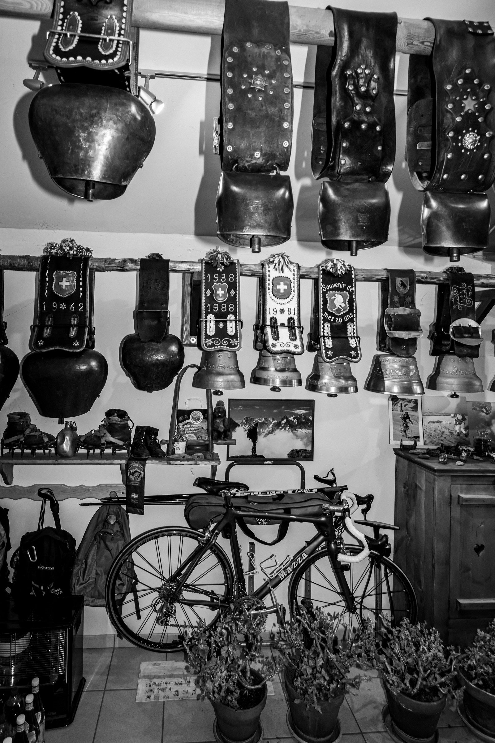 Collection de cloches - Exposition à la Maison du Berger