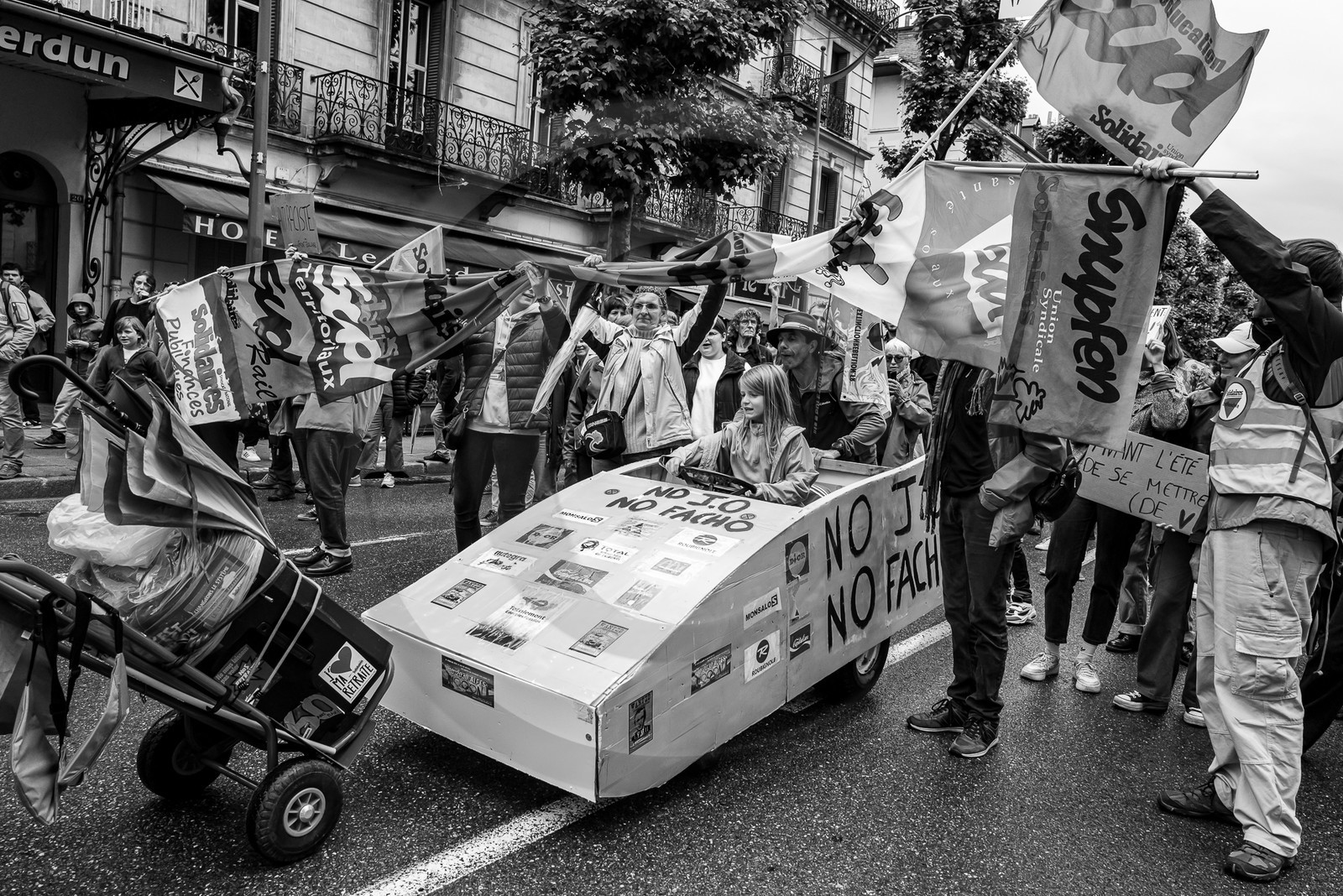 15 juin 2024 - Gap (Hautes-Alpes)- Manifestation contre l'extrême droite
