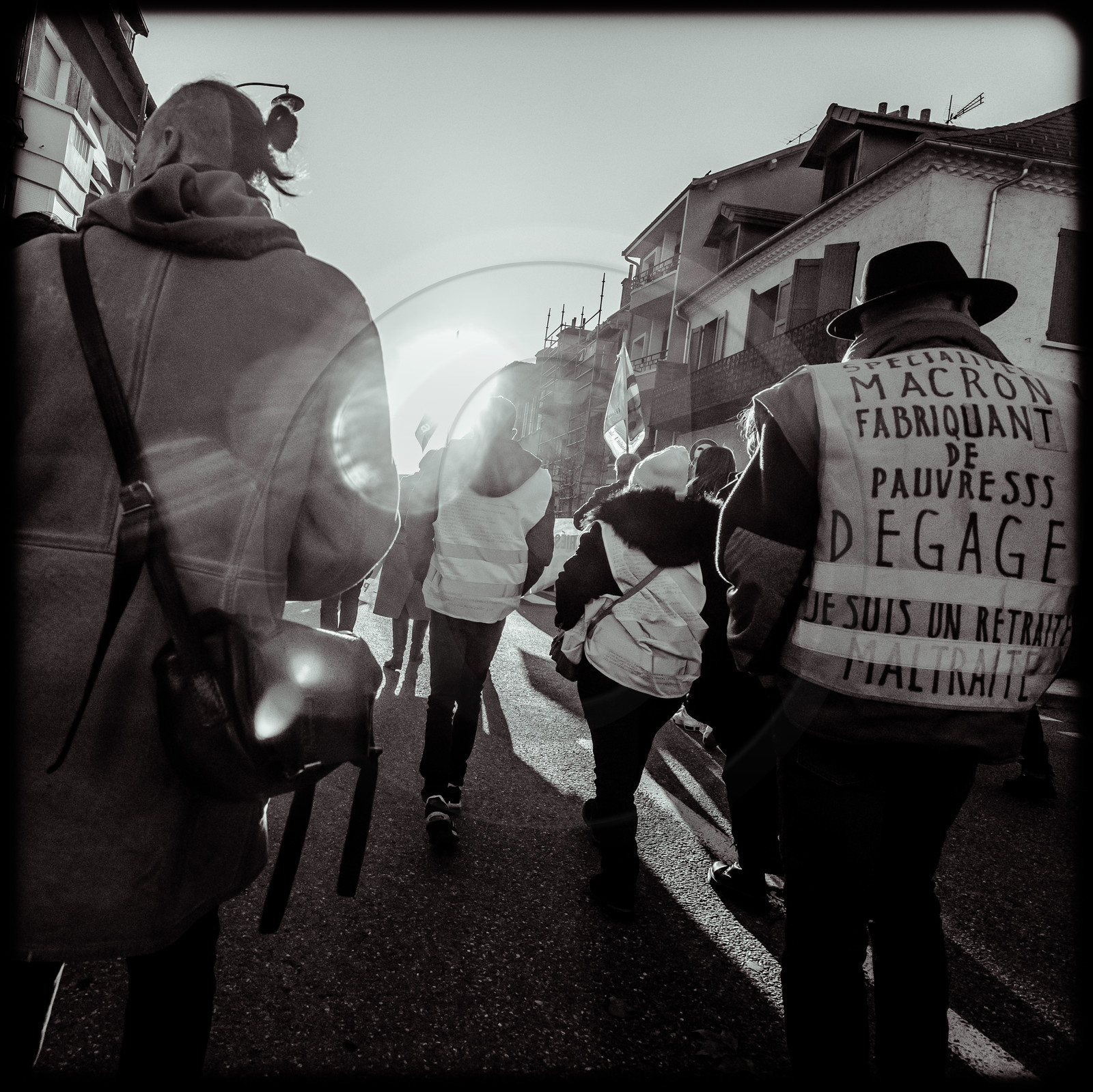 Manifestation à Gap le 10 décembre 2019.