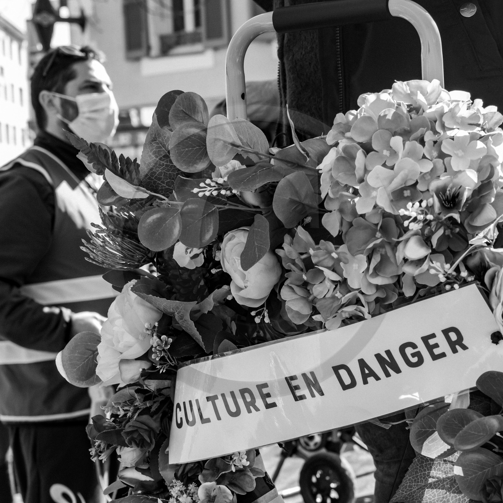 21 mars 2021 - Gap - Mobilisation pour la réouverture des lieux culturels