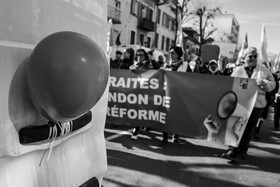 7 mars 2023 : Manifestation contre la réforme des retraites à Gap