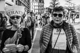 11 février 2023 : Manifestation contre la réforme des retraites à Gap (Hautes-Alpes)