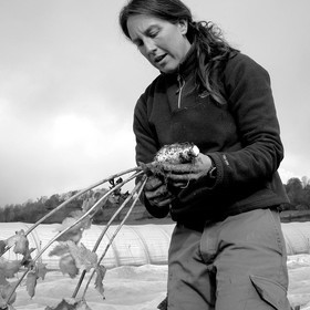 Sophie Jaussaud, maraichère à Ancelle