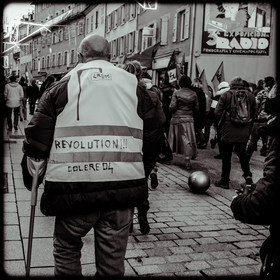 Manifestation à Gap le 10 décembre 2019.