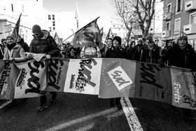 31 janvier 2023 : Manifestation contre la réforme des retraites. Plus de 4000 personnes dans les rues de Gap (Hautes-Alpes).