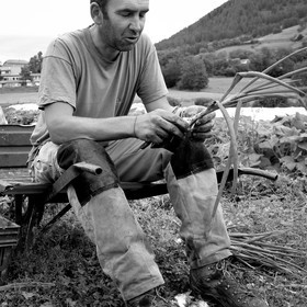 Stéphane Philippe, maraicher à Ancelle