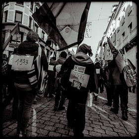 Manifestation à Gap le 12 décembre 2019.