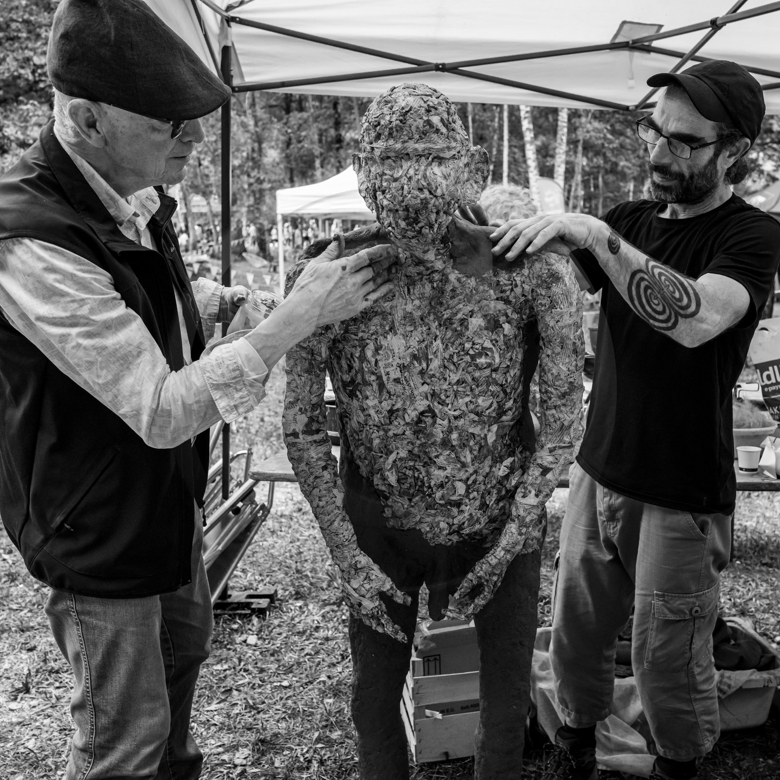 14 aout 2024 : Les ateliers créatifs proposés par l'Ouort au festival  l'Echo des Mots à Saint-Jean-Saint-Nicolas