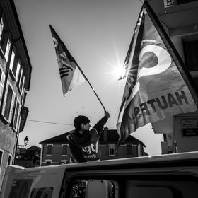 11 février 2023 : Manifestation contre la réforme des retraites à Gap (Hautes-Alpes)