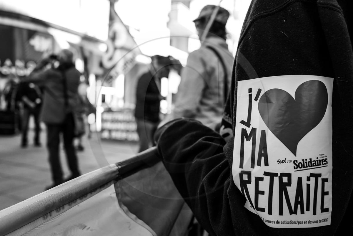 16 février 2023 : Manifestation contre la réforme des retraites à Gap (Hautes-Alpes)