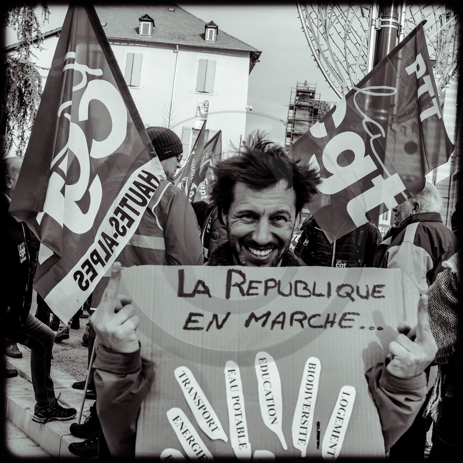 Manifestation à Gap le 17 décembre 2019