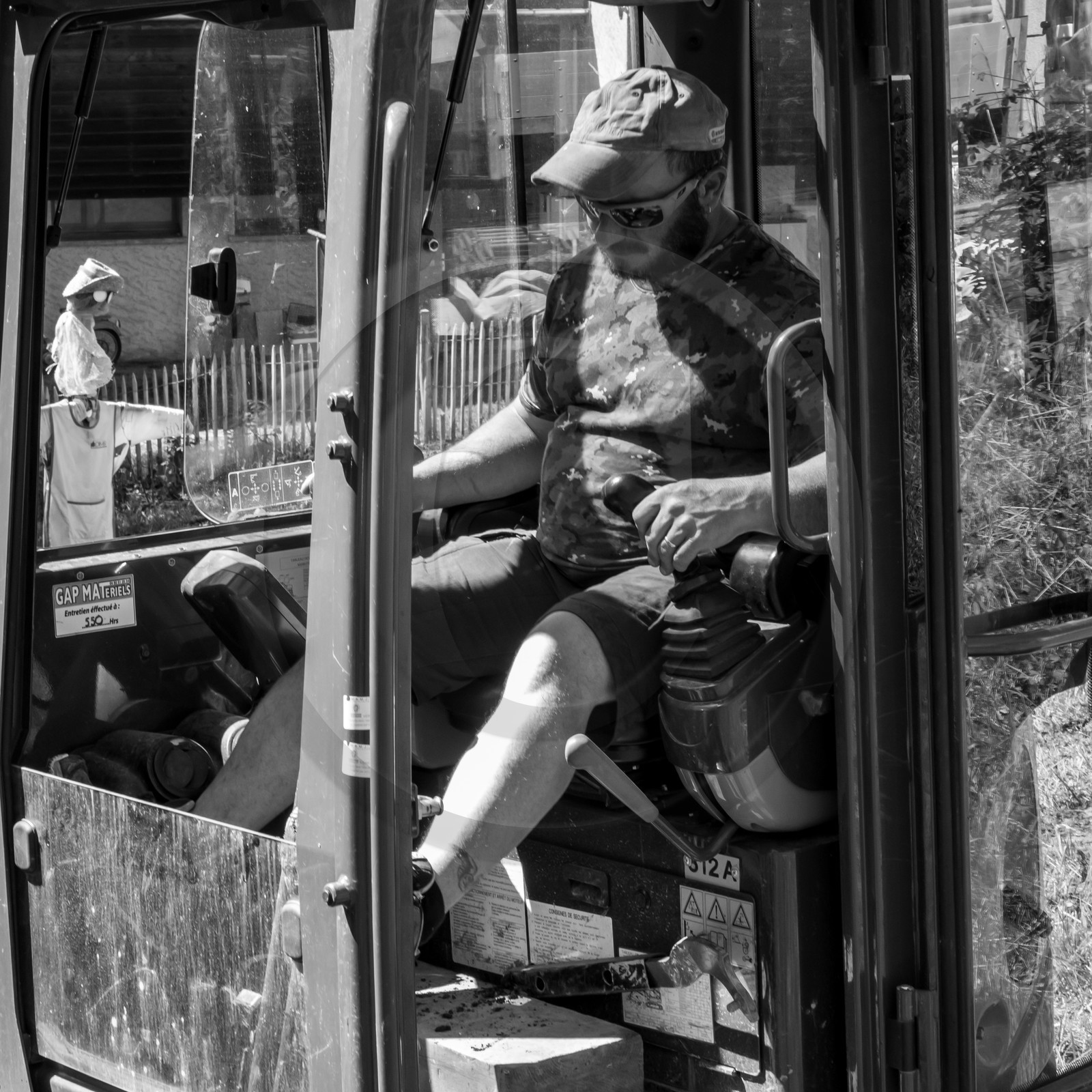 L'installation de la cabane