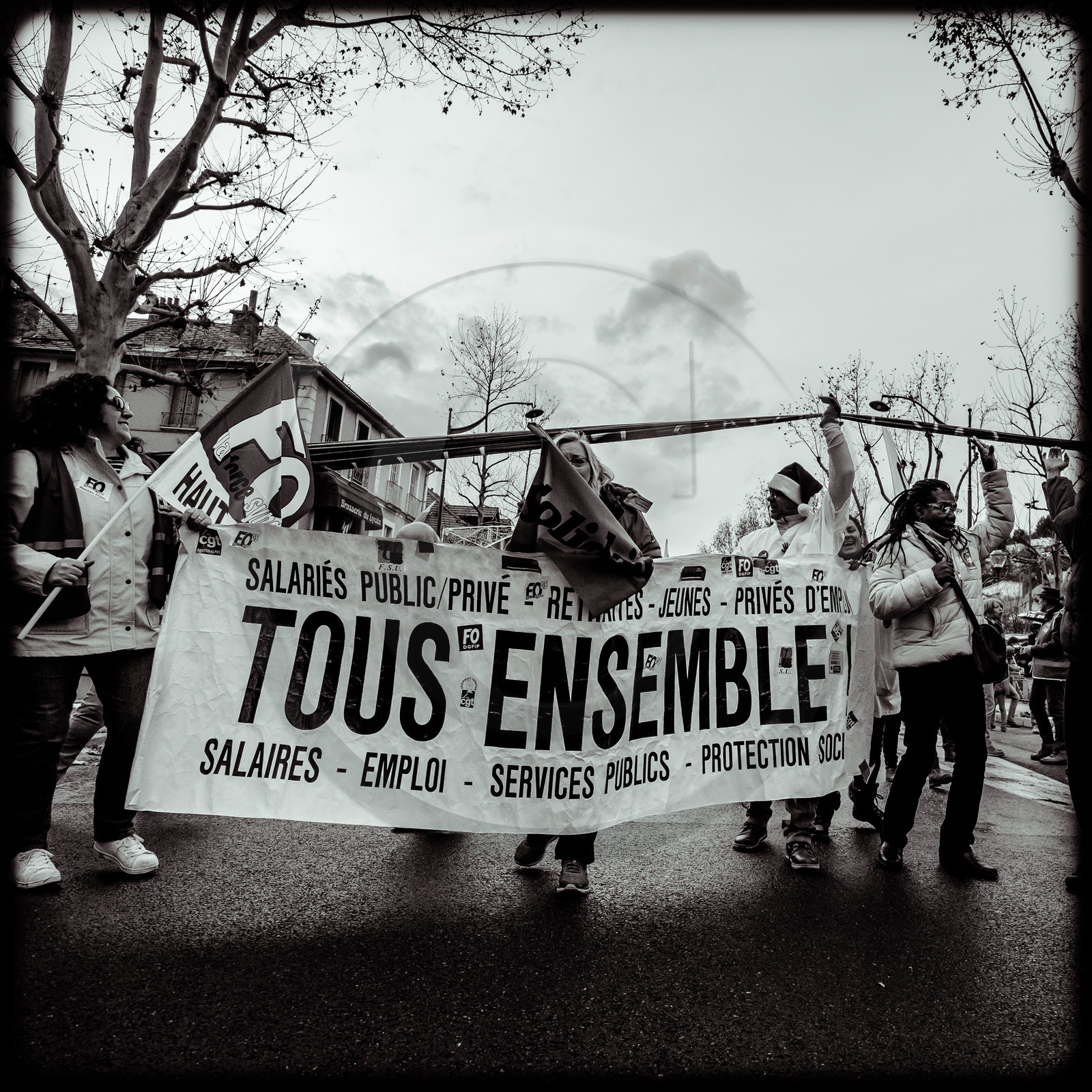 Manifestation à Gap le 17 décembre 2019