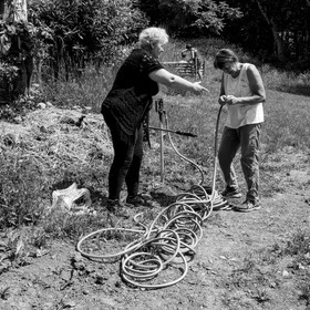 14 juin 2017 - Pose de la clôture