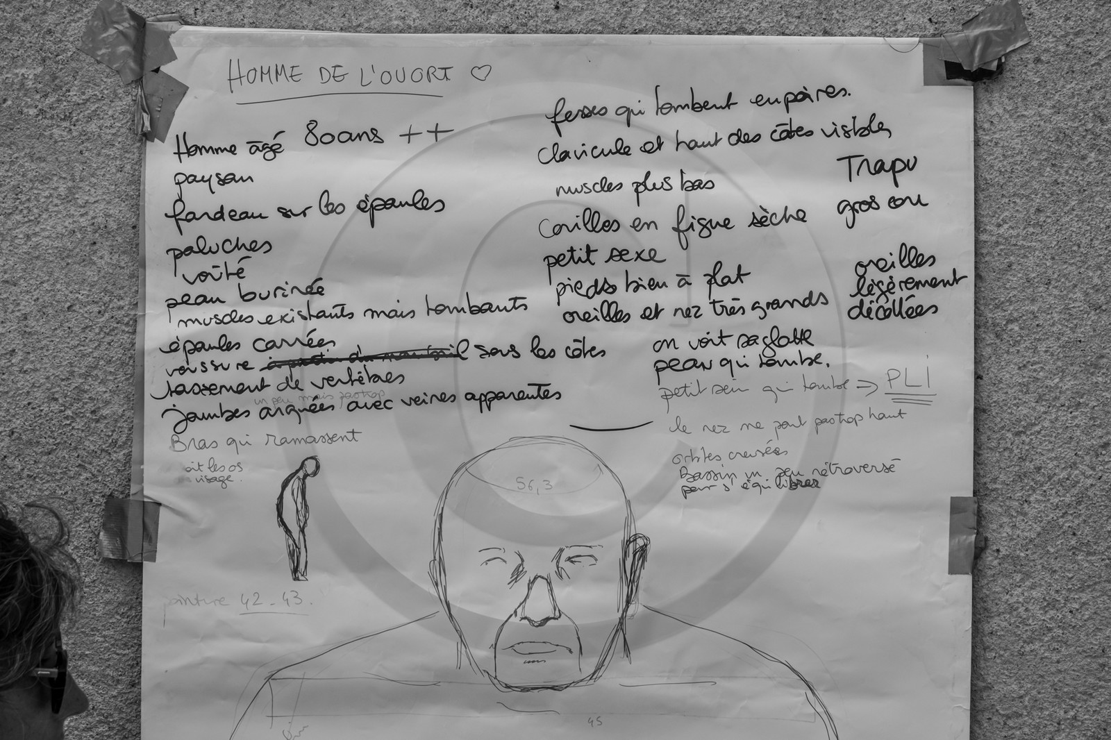 21 aout 2024 : Réalisation de Marcel Joli Coeur, l'homme de l'Ouort avec Barbara Fougnon, artiste plasticienne, et un anniversaire en chansons.