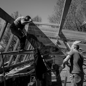 Permaculture - Construction d'une serre bioclimatique semi-enterrée