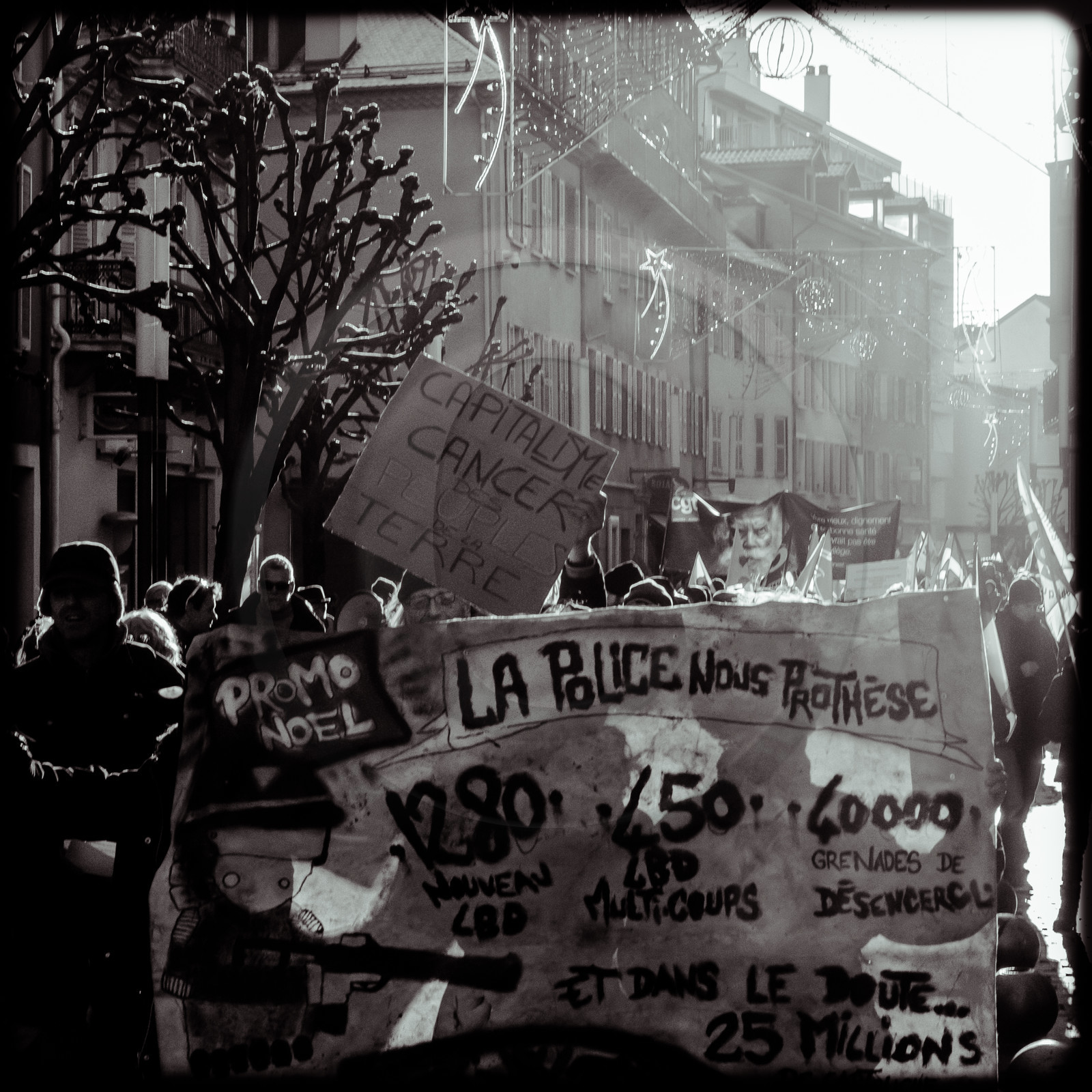 Manifestation à Gap le 12 décembre 2019.