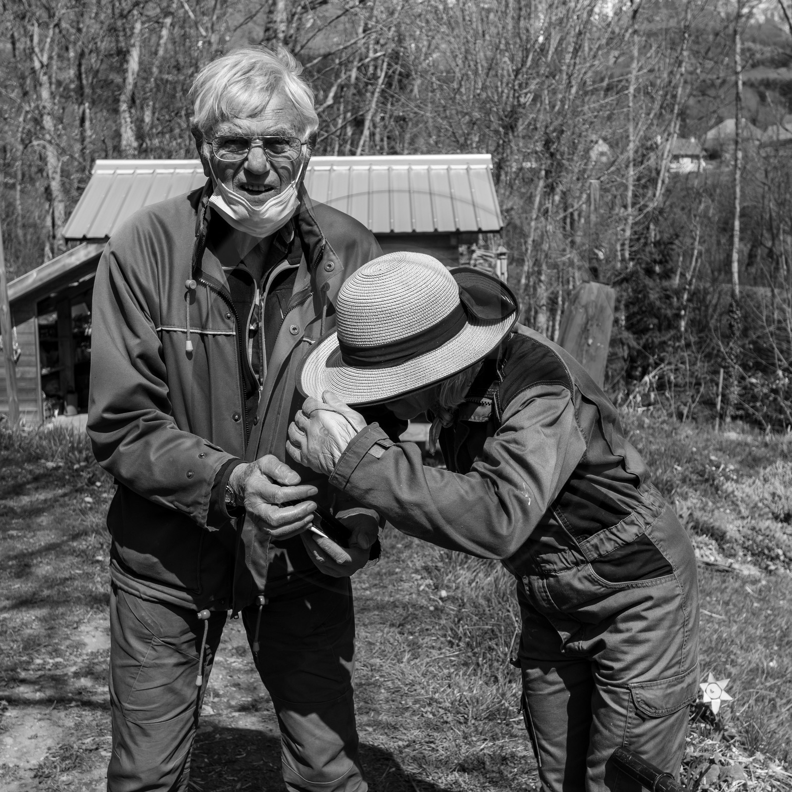 14 avril 2021 : collages, taille, jardinage