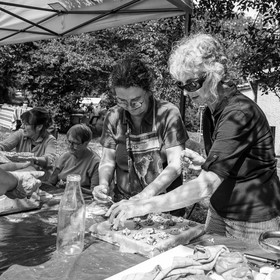 05 juillet 2023 : une cantine et des artistes