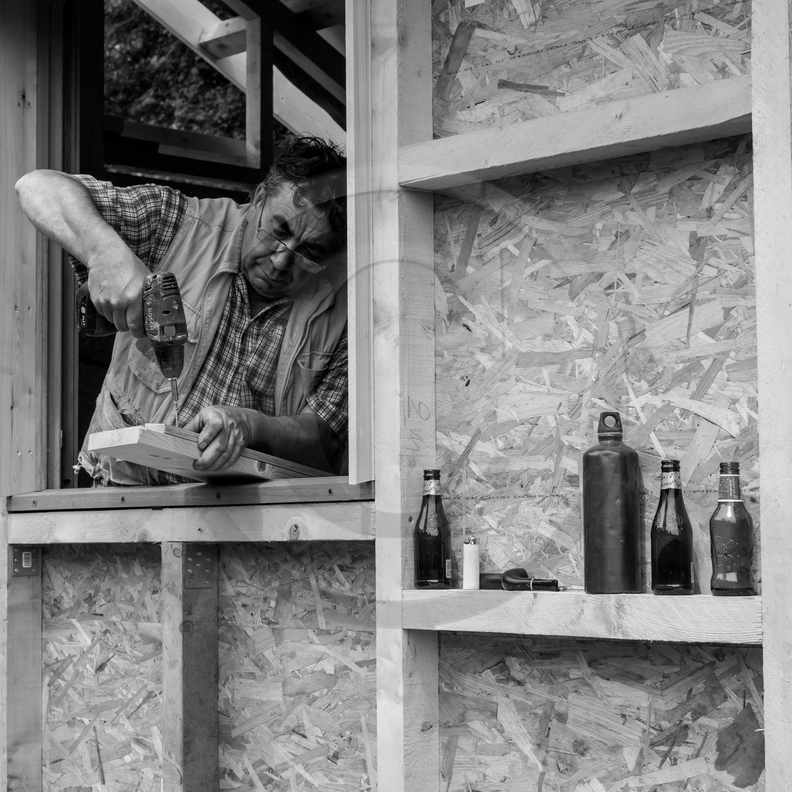 Construction d'une cabane