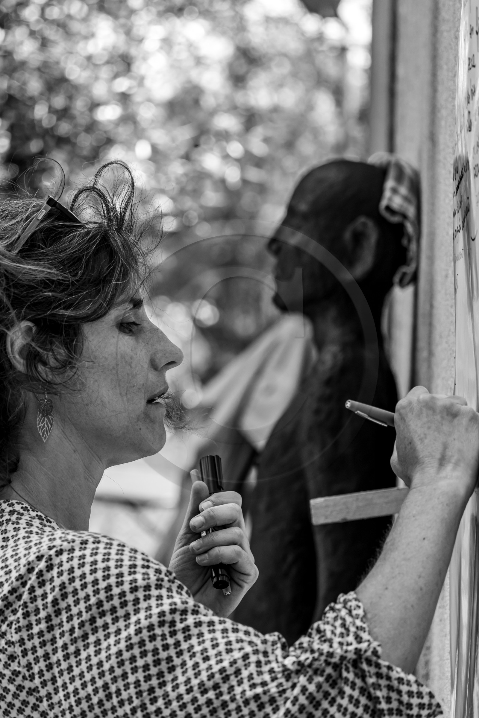 03 juillet 2024 : Création participative de L'homme de l'Ouort avec Barbara Fougnon, artiste plasticienne