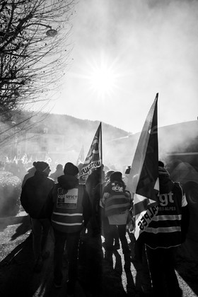 19 janvier 2023 : Manifestation pour le défense des retraites à Gap