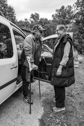 25 septembre 2024 : Promenade en joelette avec Bruno, accompagnateur en montagne et des élèves du lycée Sévigné de Gap