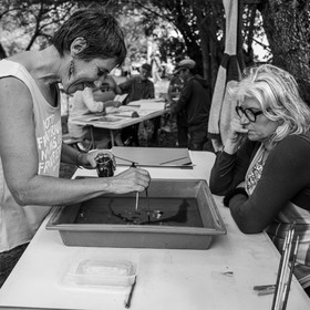 05 juillet 2023 : une cantine et des artistes