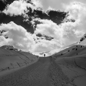 Neige au Col de Vars