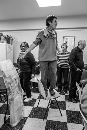 Broderies sur les photographies de Denis Lebioda, jeux, panneaux mon livre préféré, voyage en amérique latine de Claudine et Denis Meyer