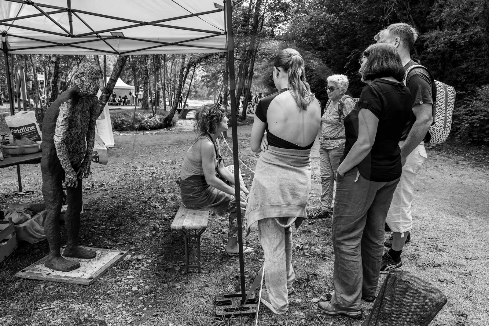 14 aout 2024 : Les ateliers créatifs proposés par l'Ouort au festival  l'Echo des Mots à Saint-Jean-Saint-Nicolas