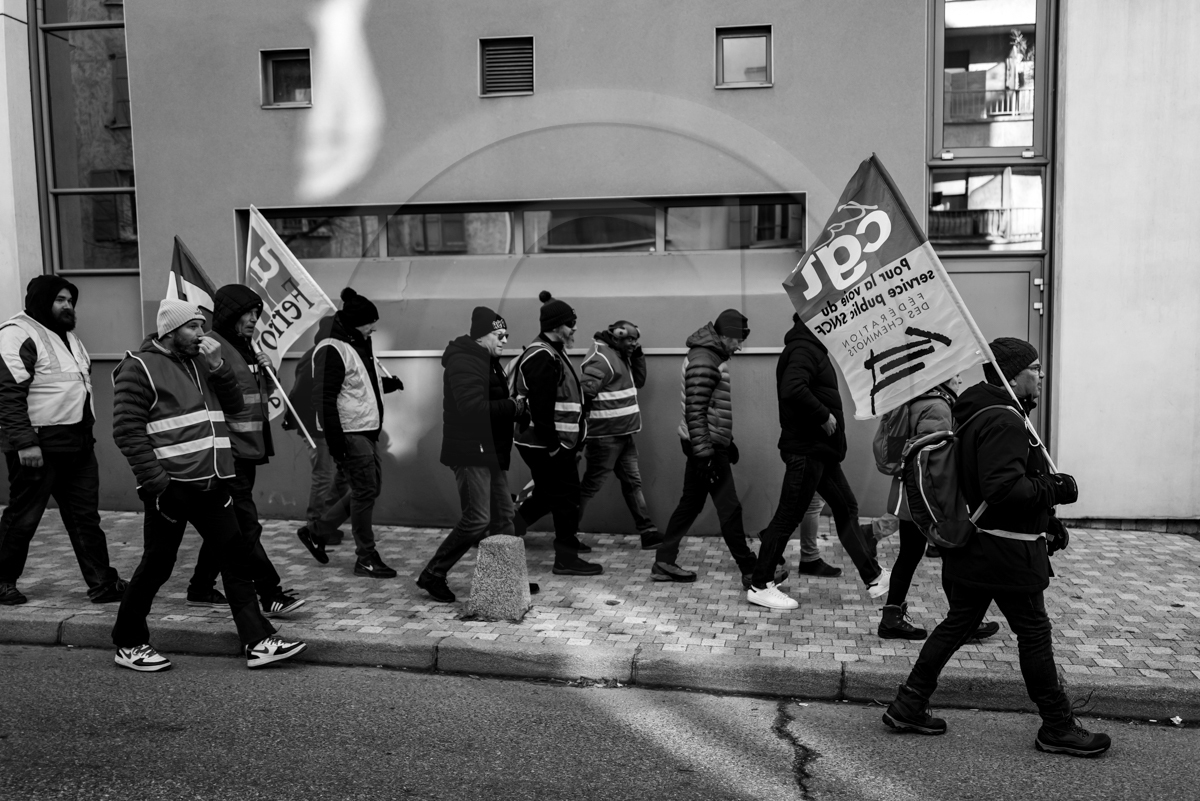 31 janvier 2023 : Manifestation contre la réforme des retraites. Plus de 4000 personnes dans les rues de Gap (Hautes-Alpes).